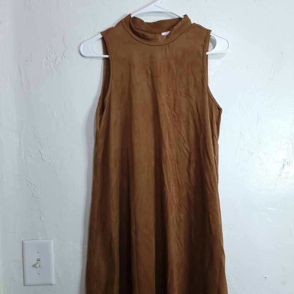 Newport Suede Sleeveless Dress